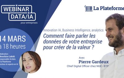 Replay : « Comment faire parler les données de votre entreprise pour créer de la valeur ? » 