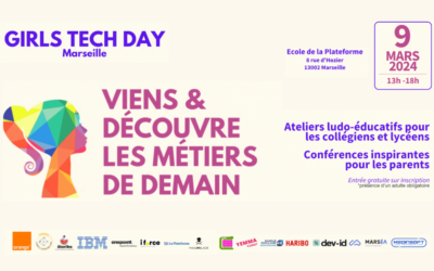 Girls Tech Day Marseille 2024 – Samedi 09 Mars à La Plateforme