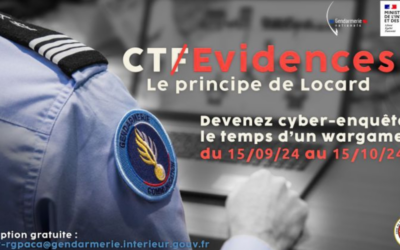 Retour d’expérience sur le CTF Capture The Evidences – Région de Gendarmerie PACA