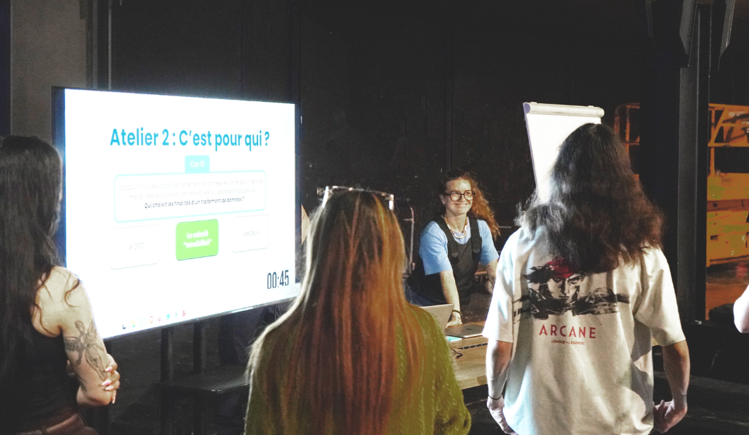 La promotion Mastère DPO relève le défi de sensibiliser La Plateforme_ au RGPD